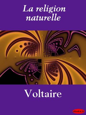 cover image of La religion naturelle